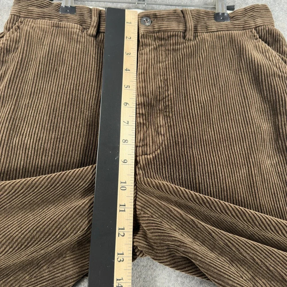 Polo Ralph Lauren Pants Mens 30x30 (Tag 32x32) Brown Corduroy Chino Regular Fit